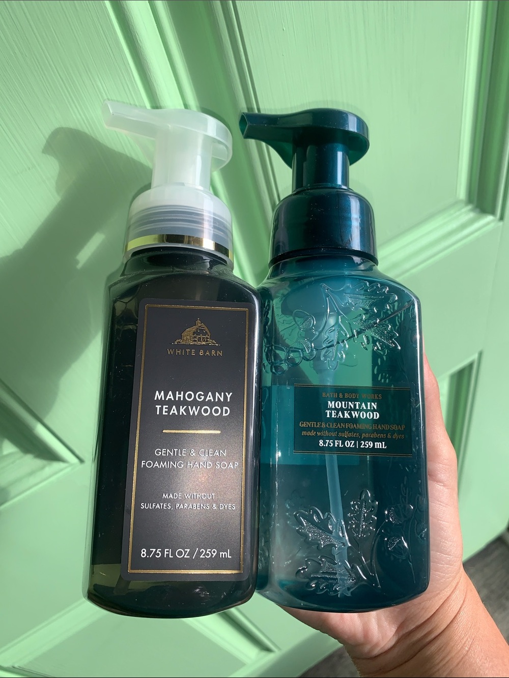 New Bath & Body Works Foaming Hand Soap - Mountain & Mahogany Teakwood